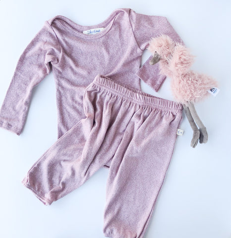 Cozy Pants in Lilac Heather