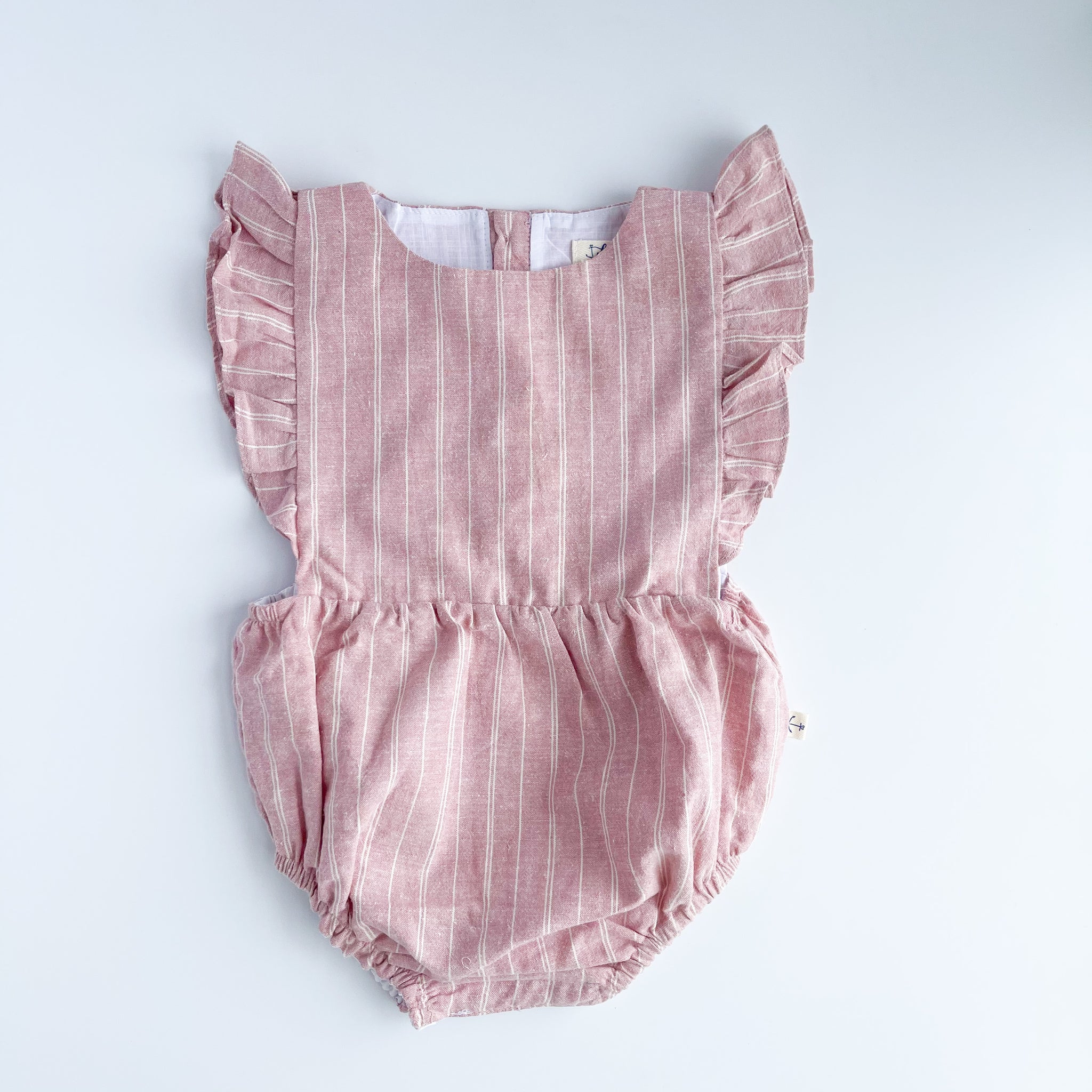 Ruffle Sunsuit in Old Rose